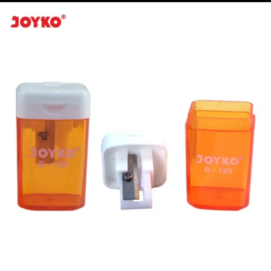 

Rautan Pensil B-129 Joyko Serutan - Pencil Sharpener Satu Lubang B 129