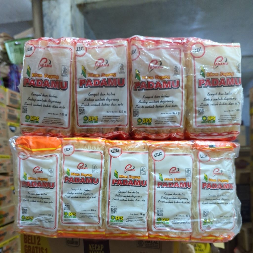 

PADAMU BIHUN JAGUNG 60 g & 320 g (bal)