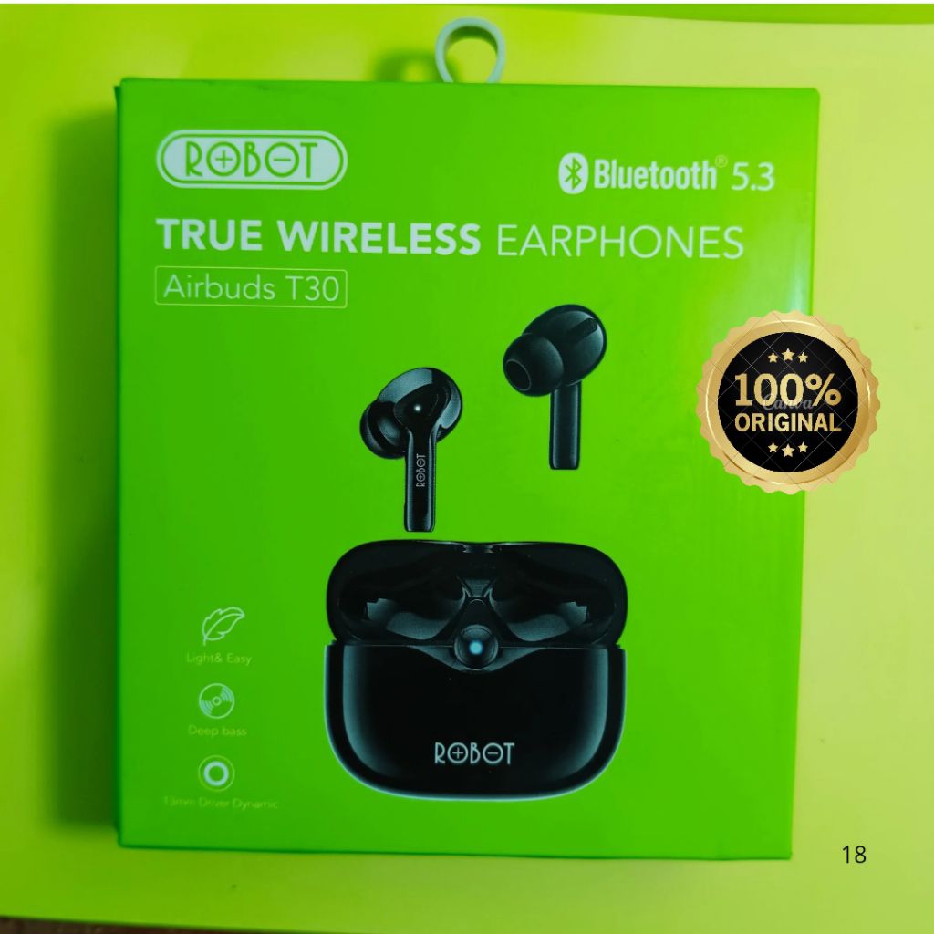 [ROBOT] Wireless Earphones Airbuds T30