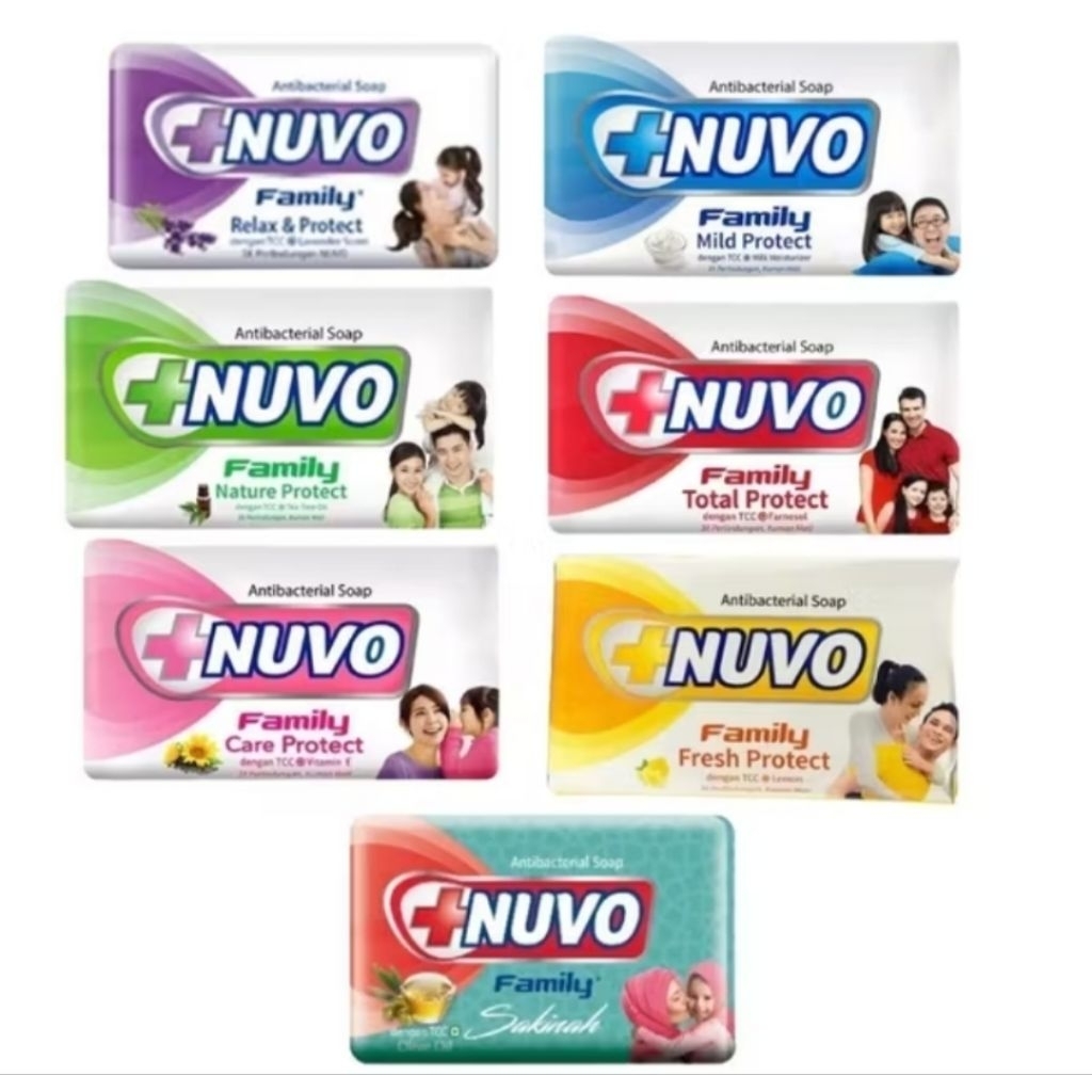NUVO FAMILY SABUN BATANG DUS (72PCS X 72g)