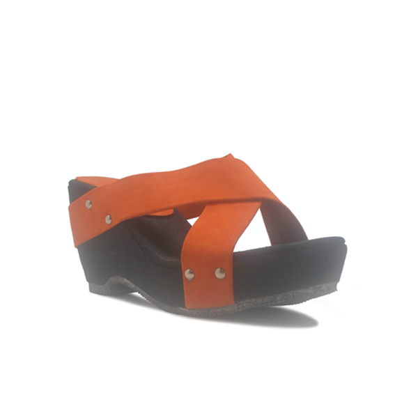 Natana Shoes (WEDGES) *Megan - Orange 10cm