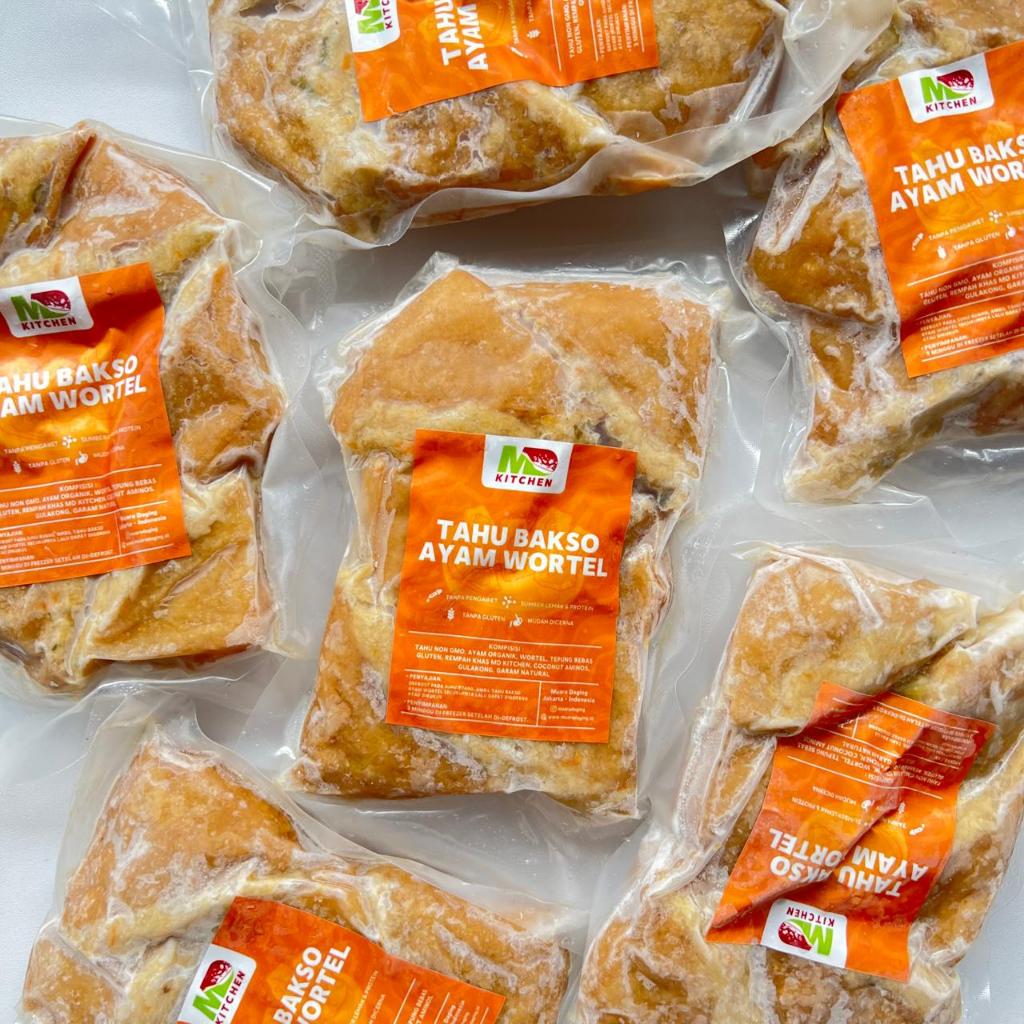 

MD Kitchen Tahu Bakso Ayam Wortel 300gr - NON GMO, GLUTEN FREE, TANPA MSG DAN PENGAWET