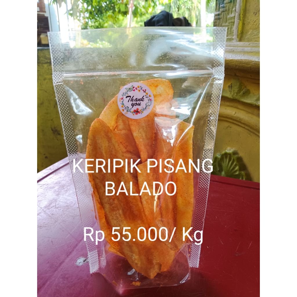 

KERIPIK PISANG BALADO ( menerima orderan partai kecil dan besar )