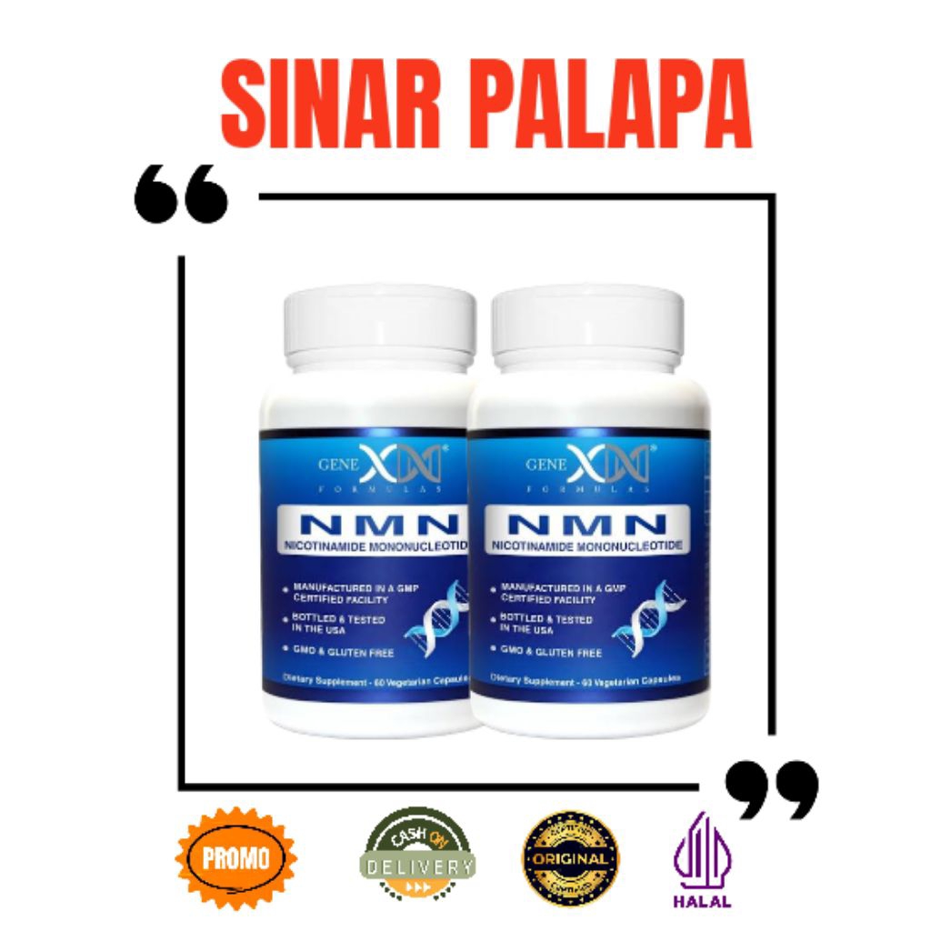 Promo Genex NMN Nicotinamide Mononucleotide Supplement Asli Original - Anti Aging NAD + 30 kaps
