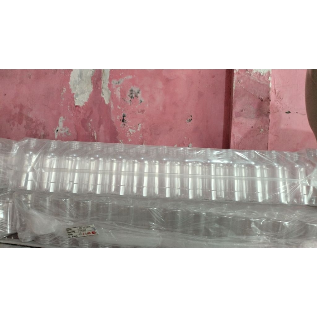 botol plastik ukuran 200 ml (100 pcs)
