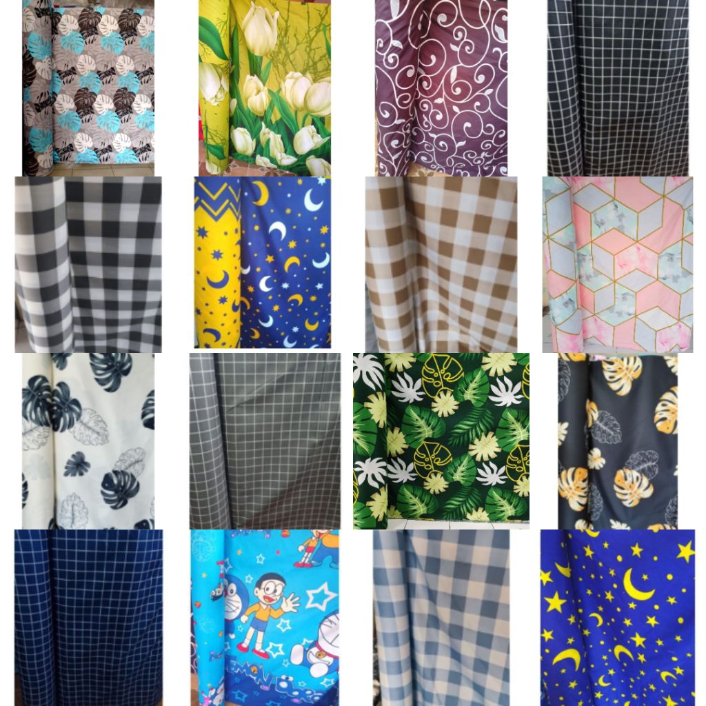 Kain Bahan Katun Halus Tebal 1 Meter x 2.4 meter