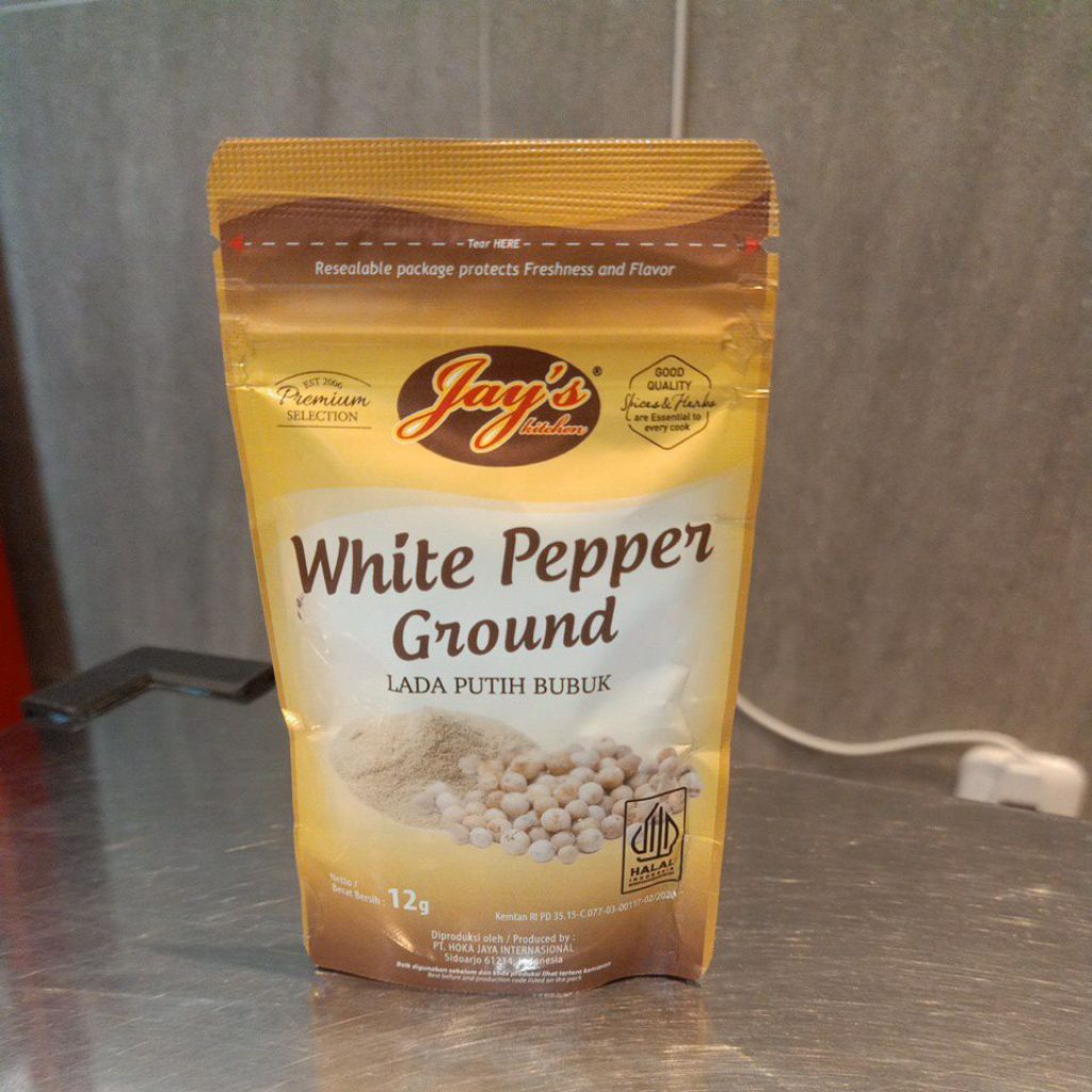 

jays white papper ground lada putih bubuk