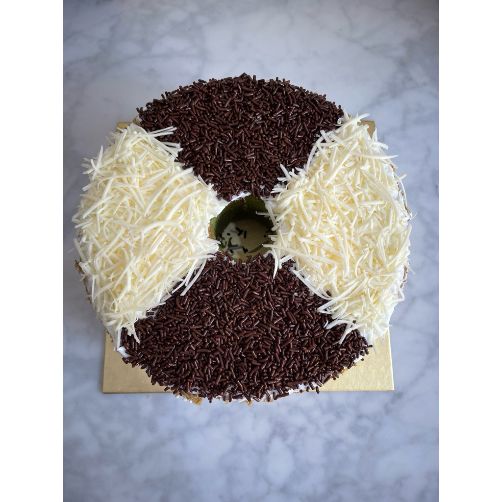 Chiffon Pandan Meses Keju