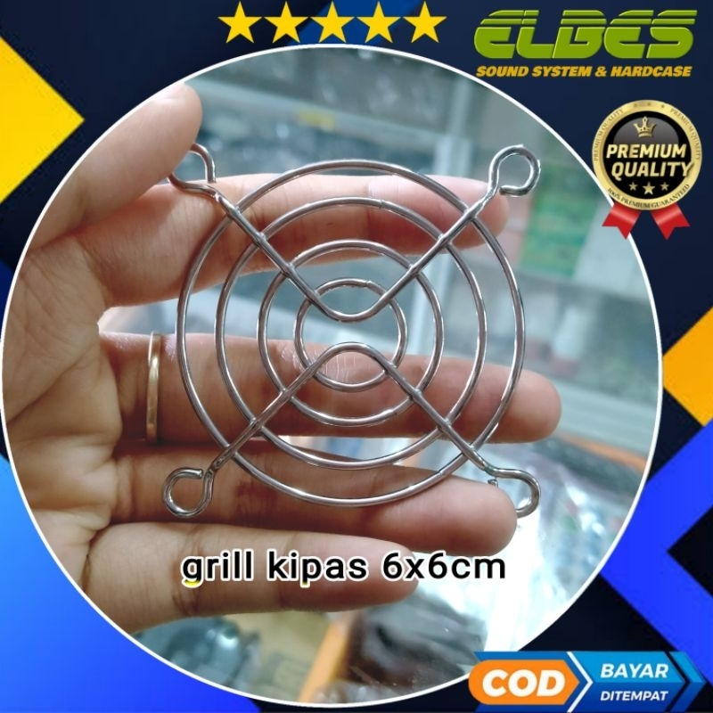 gril pengaman kipas power amplifier ukuran 6x6