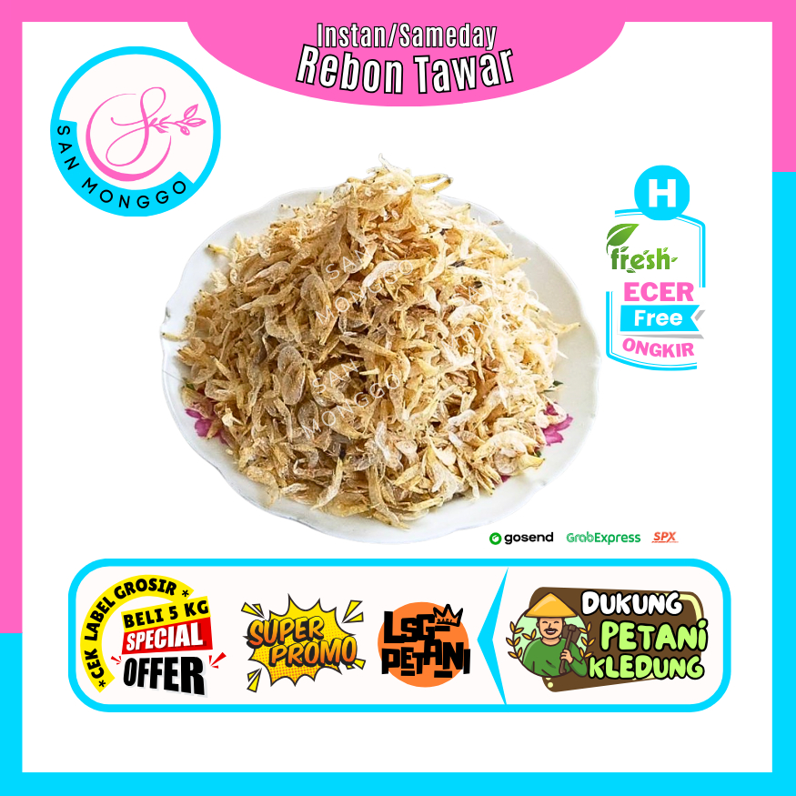 

Sanmonggoo >> Udang Rebon / Rese/ Kecepe Super Tawar / Asin -- Hasil Bumi Sindoro Sumbing Ecer (H)