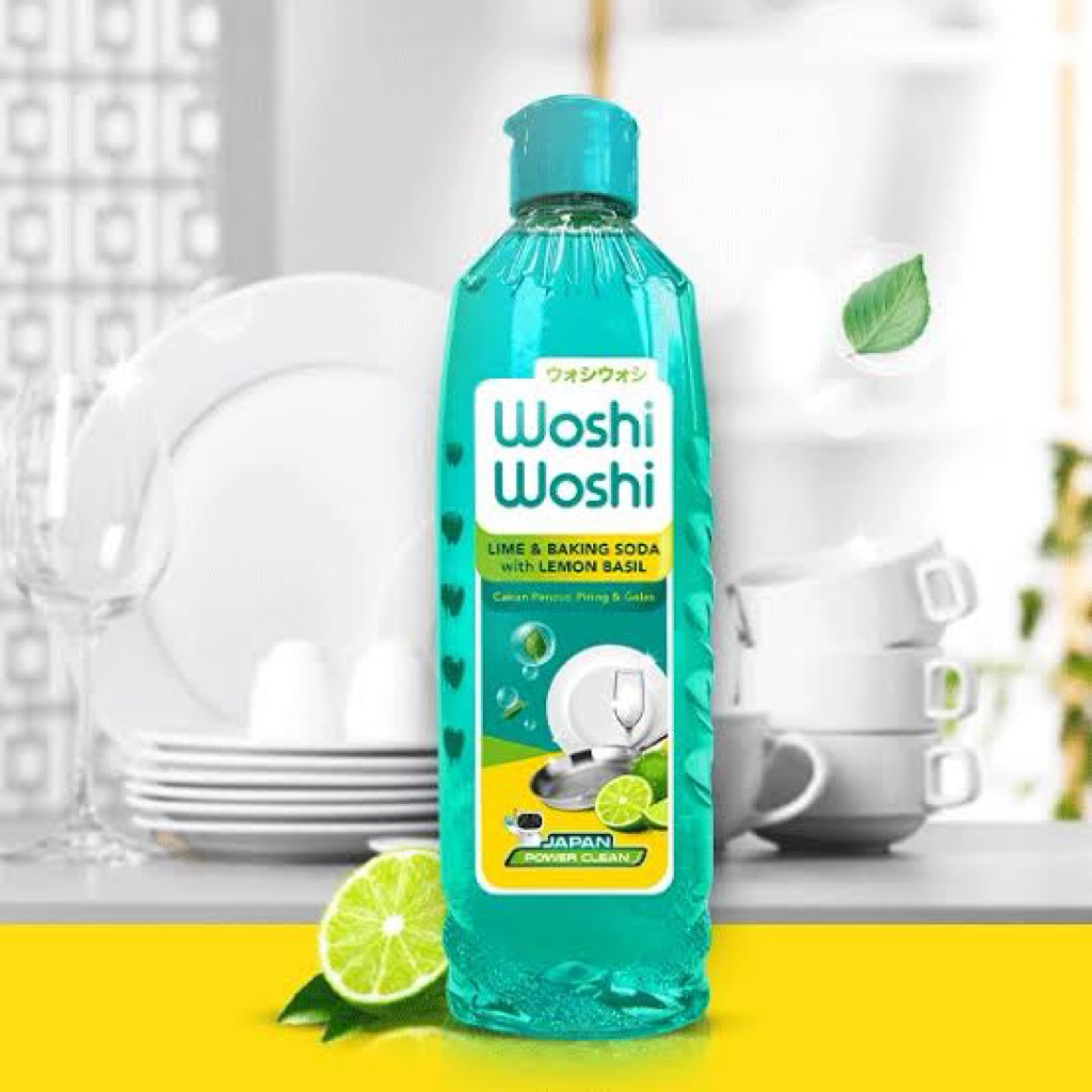 WOSHI WOSHI BOTOL BASIL LEMON 400ML ( 1 PCS )