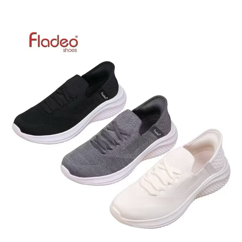 Fladeo H24/LSS346-1ON/Sepatu Sneakers Tali Wanita [ Sneakers Shoes ]
