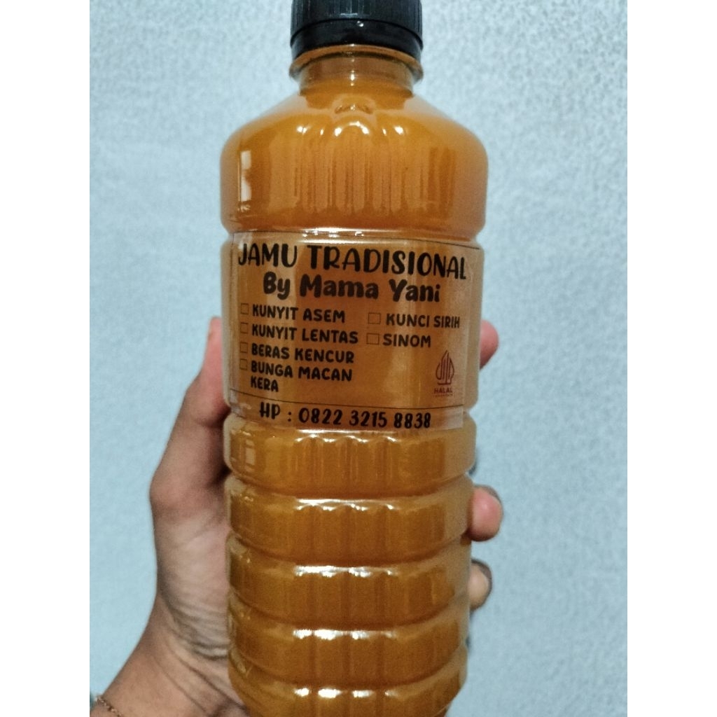 

Jamu tradisional temulawak |menambah nafsu makan |mengurangi gejala maag |by mama Yani botol 500 ml
