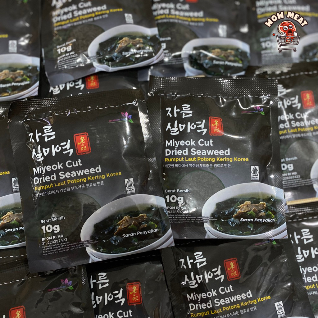 

Java Miyeok Cut Wakame Rumput Laut Kering 10gr Miyeok Myeok Miso soup