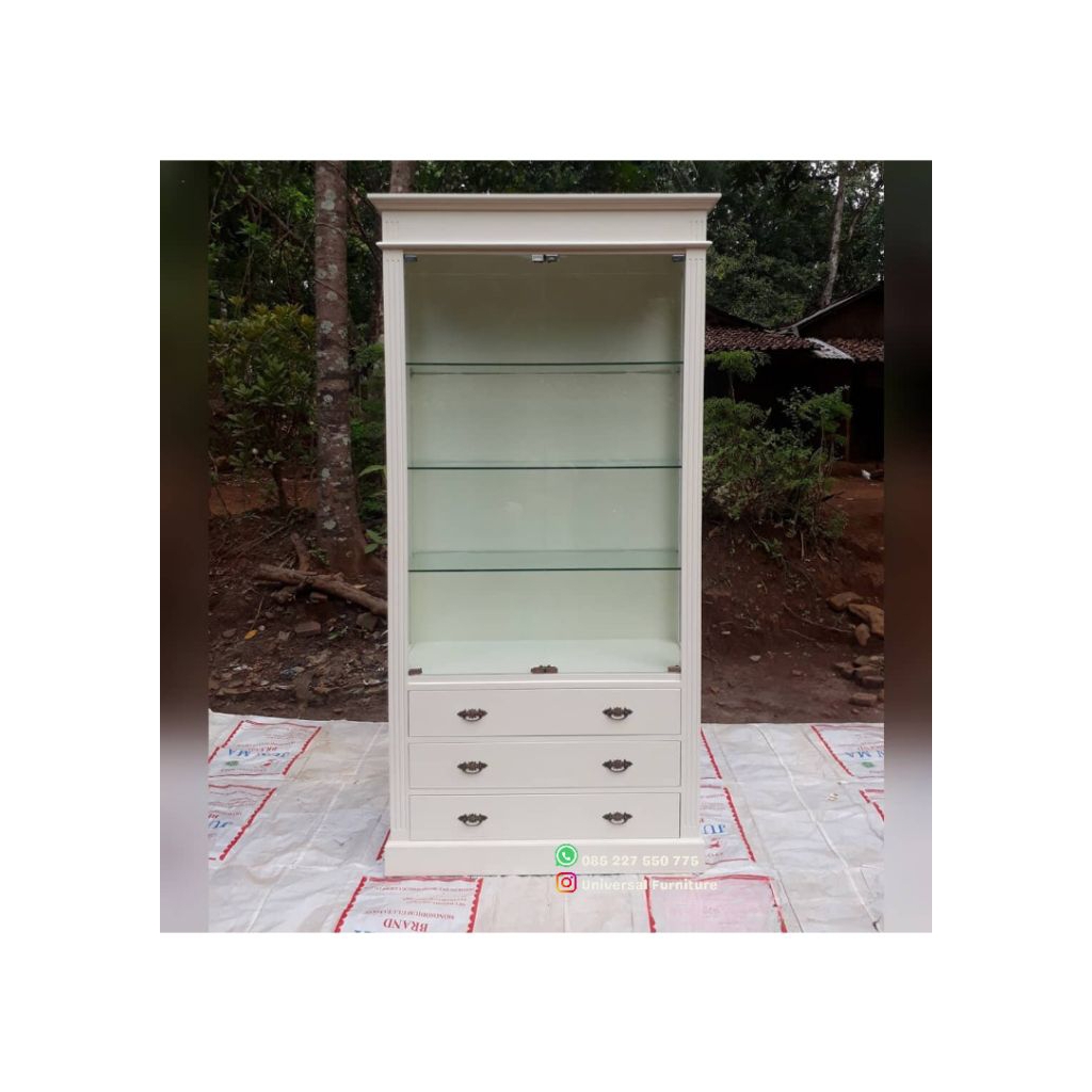 lemari Pajangan Lemari Hias Minimalis Murah Jepara