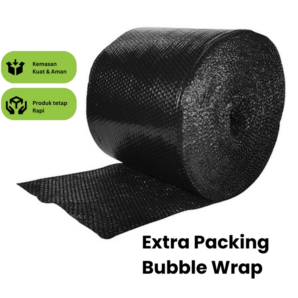 

TAMBAHAN PACKING BUBBLE WRAP EXTRA PACKING UNTUK EXTRA AMAN