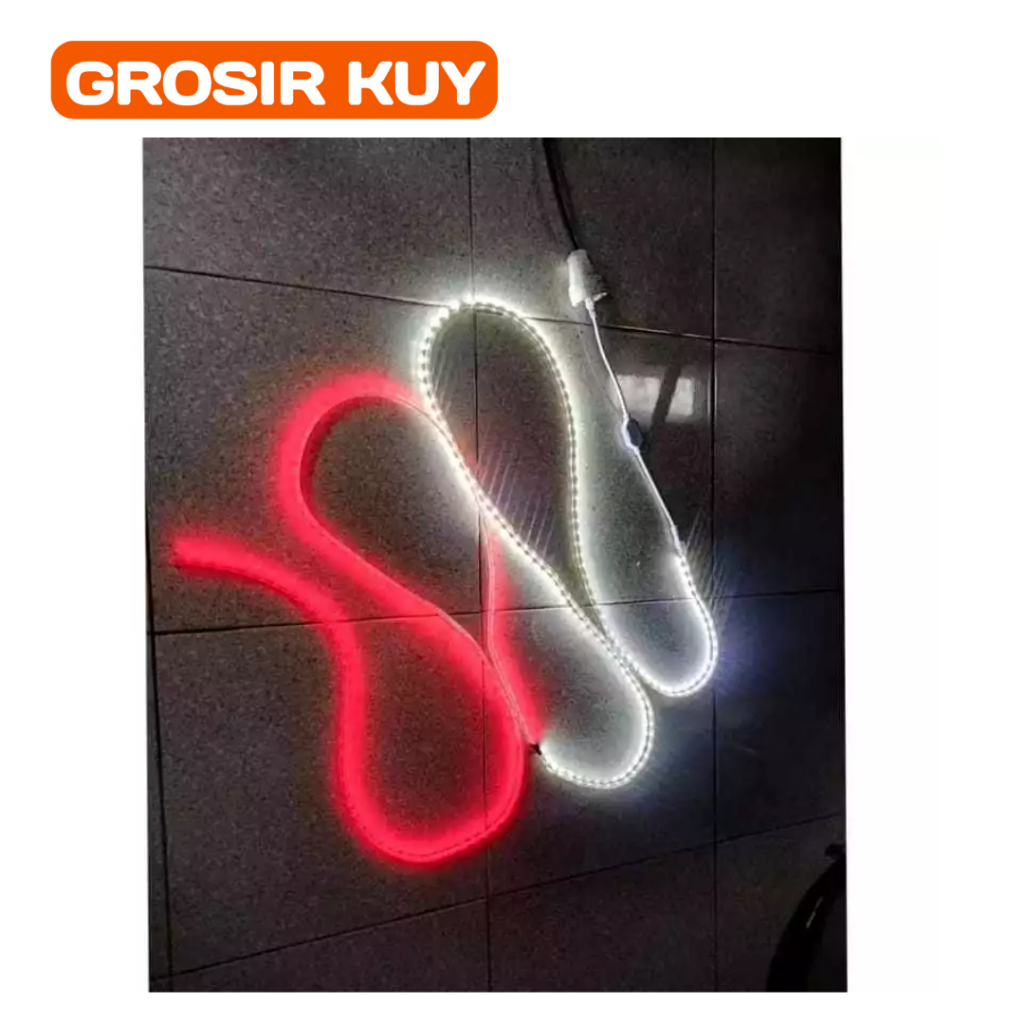 Evrydaygift Lampu Led Strip Merah Putih Selang Waterproof Lampu Hias Tiang Gapura Jalan Agustusan