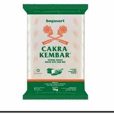 

Tepung Terigu Cakra Kembar Ekonomis 1kg – Protein Tingi