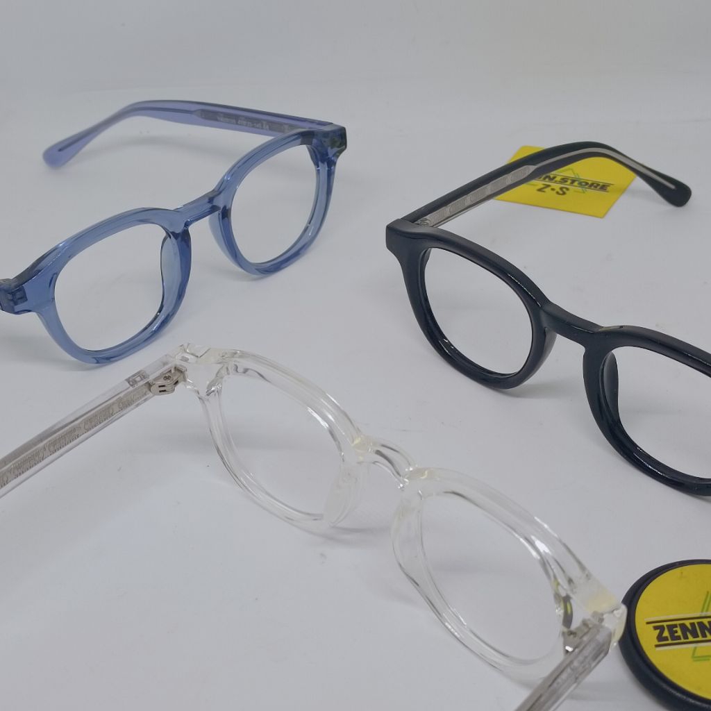 28039 - Kacamata SKENA Fashionable Pria Wanita Frame kacamata Bulat Tebal Modern Super Keren Gaya Sk