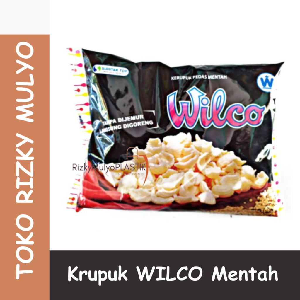 

Krupuk Mentah WILCO 350gr Pedas Gurih - Welco Cemilan Kerupuk Renyah Siap Goreng