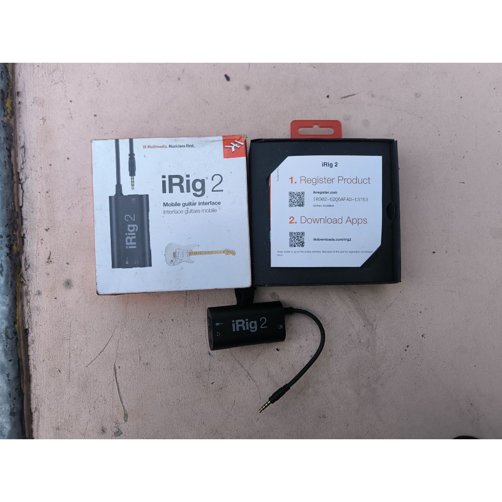 Audio Interface Ik Multimedia Irig 2 preloved bekas