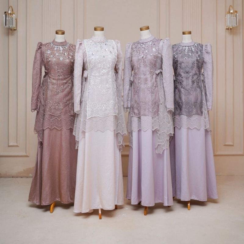 LYF DRESS - WARNA ROSE NUDE UKURAN M (PRELOVED)