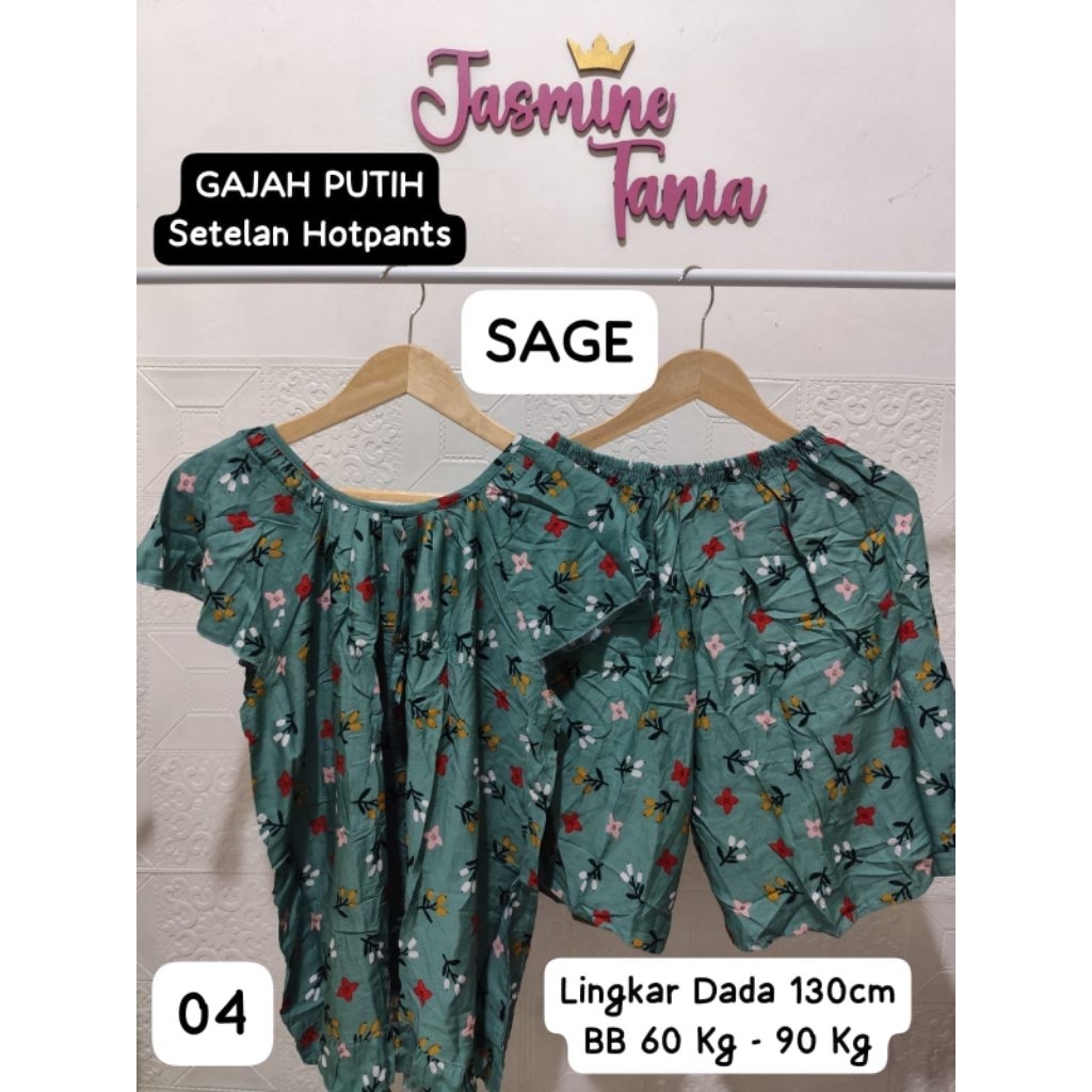 Gajah Putih Setelan Hotpants