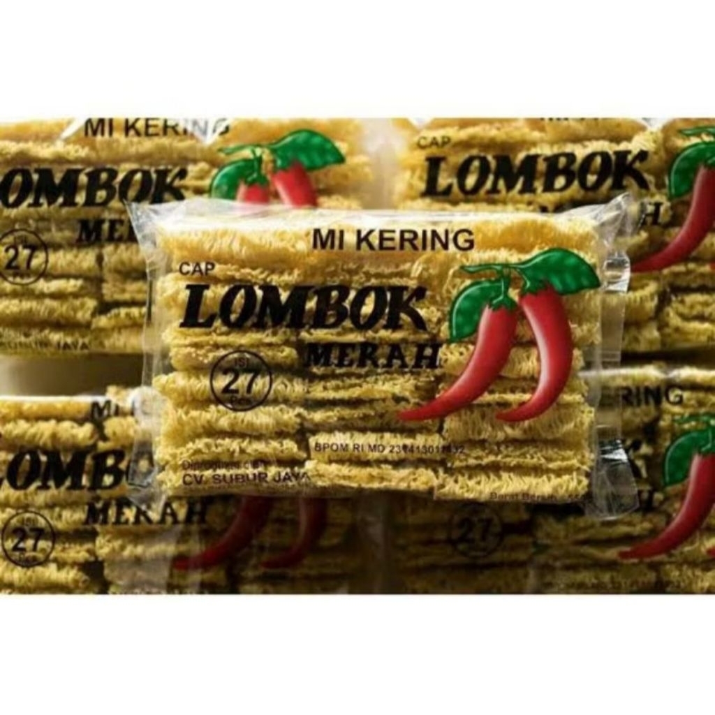 

Mie Lombok Mie Keriting isi 27 Keping