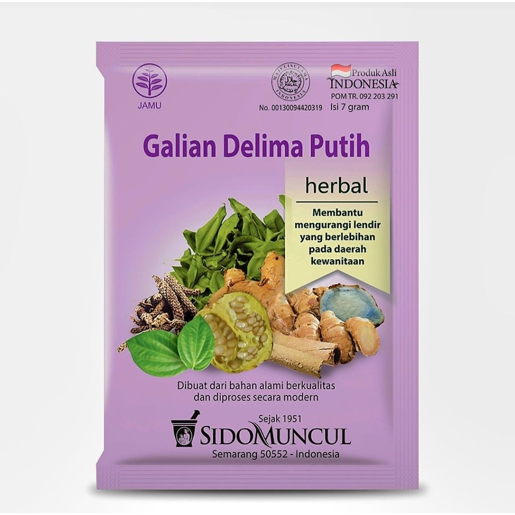 

Jamu Galian Delima Putih 1'S Sidomuncul