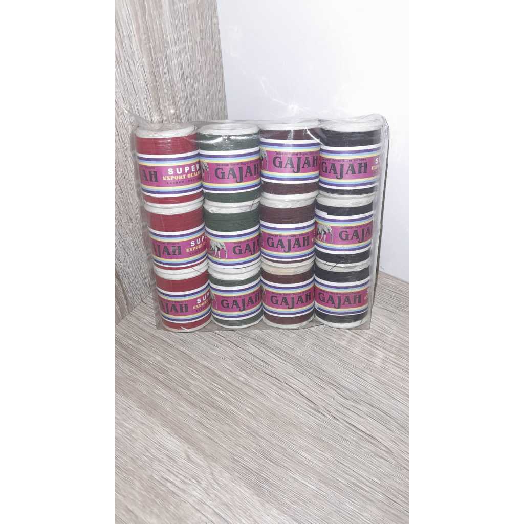 GELASAN BENANG/KENUR/SENAR/SULUR LAYANGAN ADUAN CAP GAJAH DENGAN KUALITAS GELASAN YANG TIDAK MUDAH N