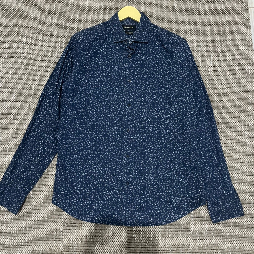 kemeja Massimo dutti motif