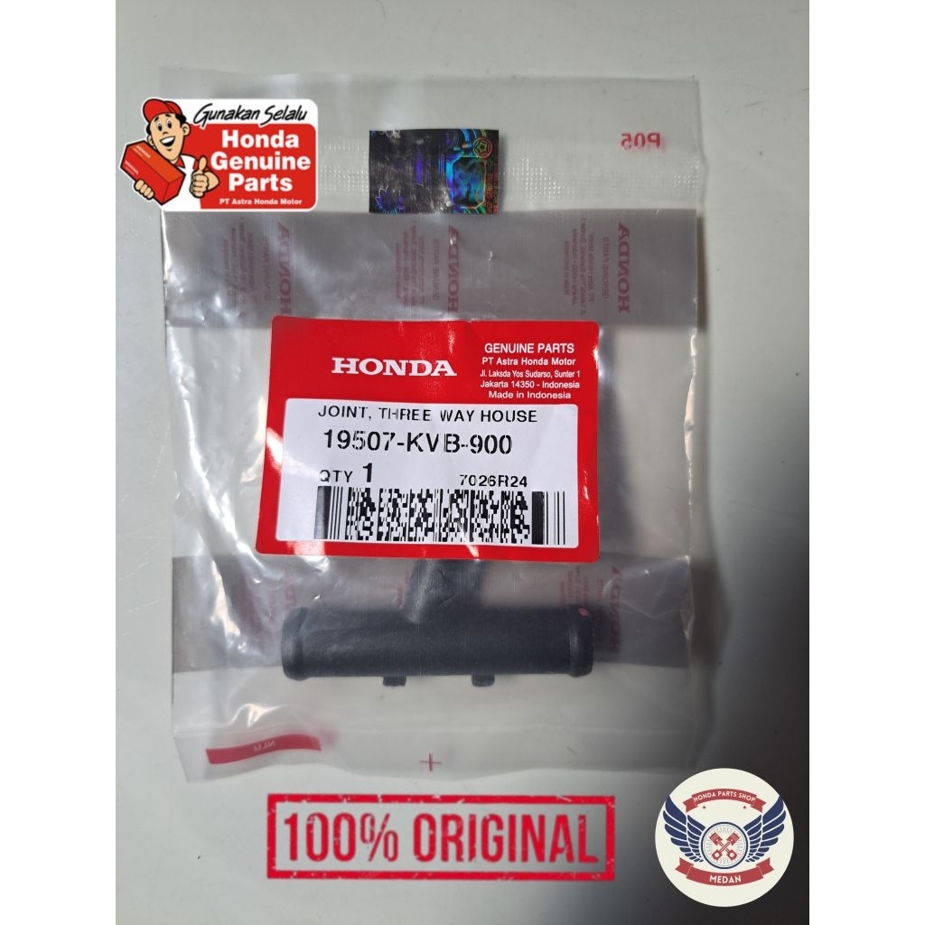 19507KVB900 Joint Three Way House Sambungan Selang Radiator Cabang Tiga 3 – Vario 110 CW Techno Karb