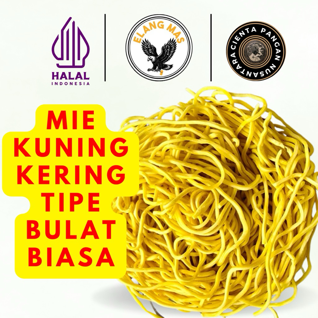 

MIE KUNING KERING BULAT BIASA CAP ELANG MAS