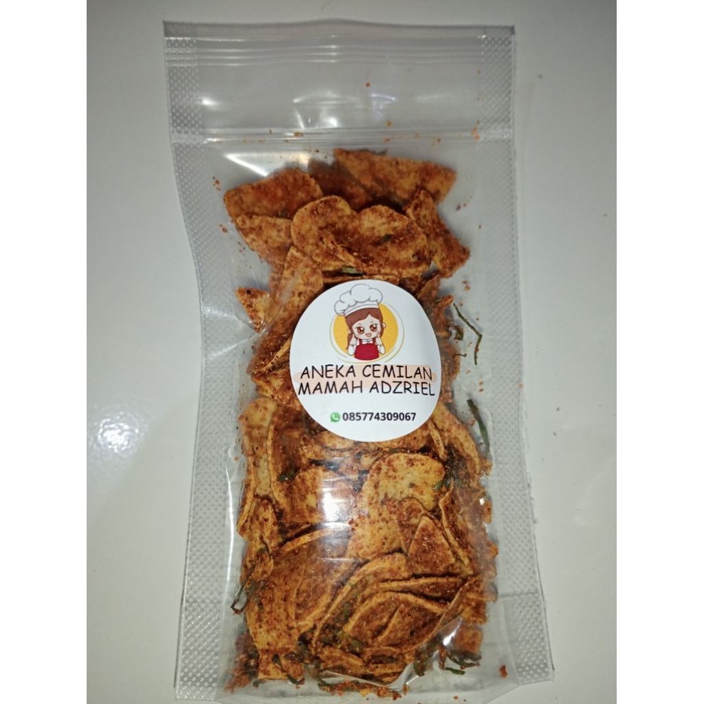 

KRIPIK BASRENG PEDAS DAUN JERUK KEMASAN 50GRAM