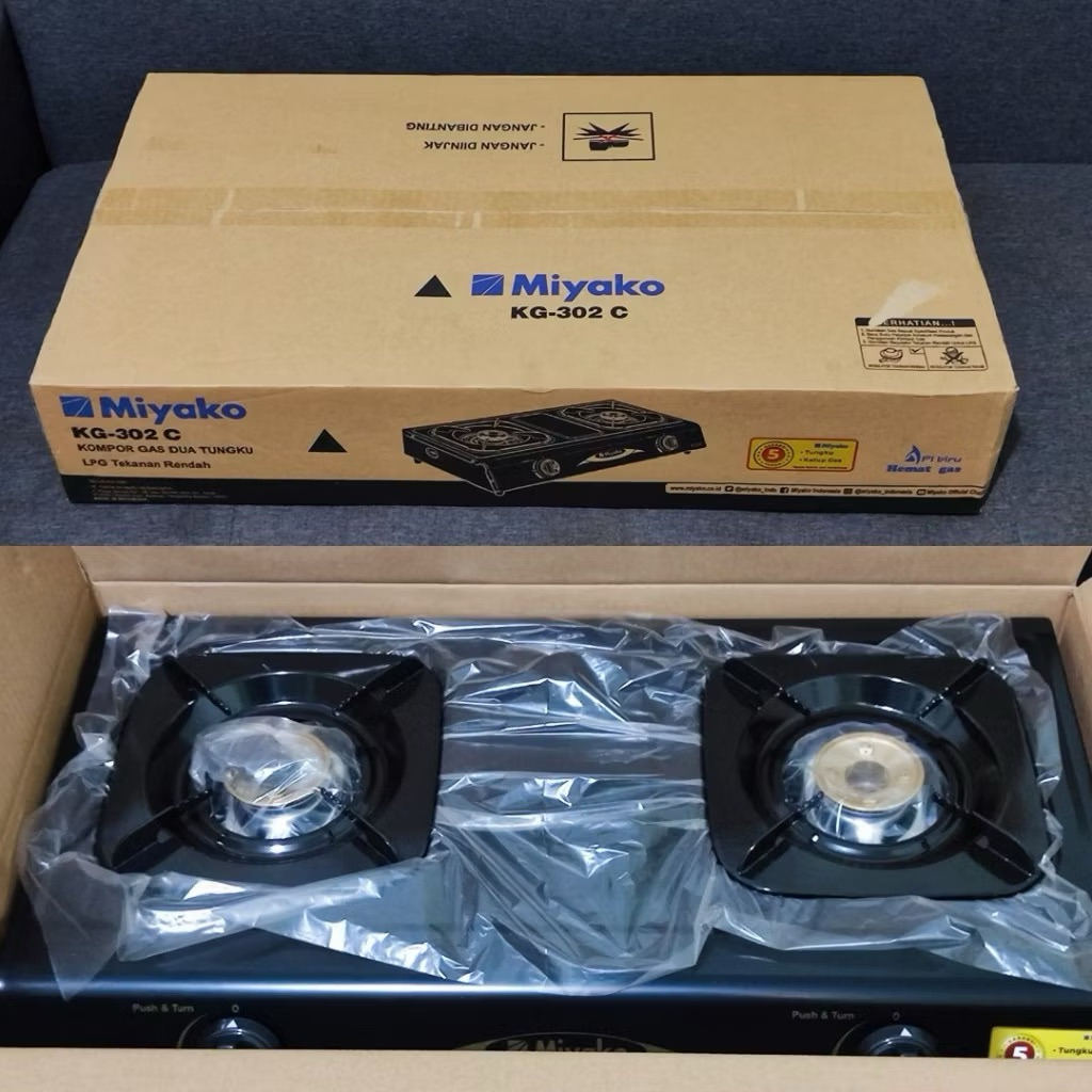 Kompor gas miyako 302C/Kompor gas/Kompor miyako