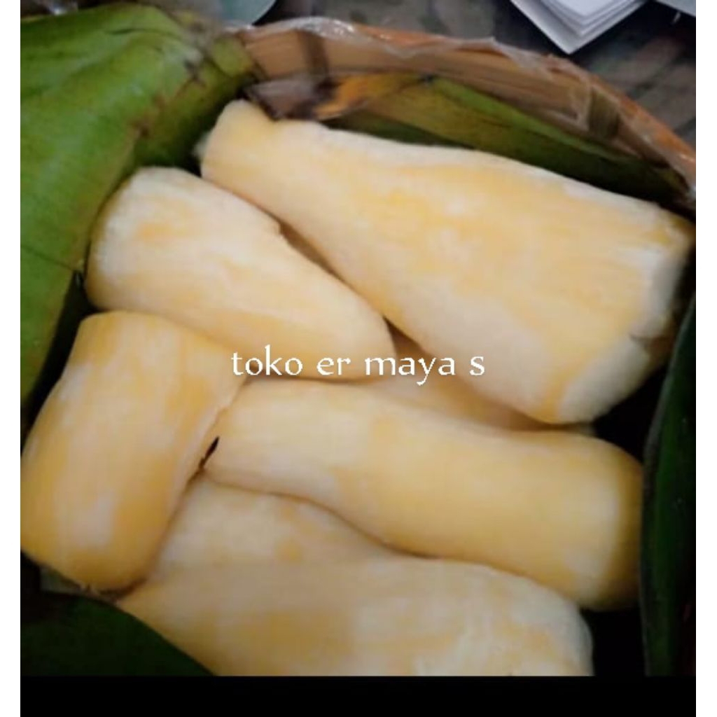 

tape singkong manis empuk kemasan besek