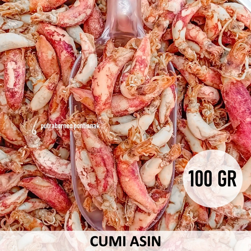 

Ikan Asin Baby Cumi 100gr / Cumi Asin Kering/ Cumi Rebus