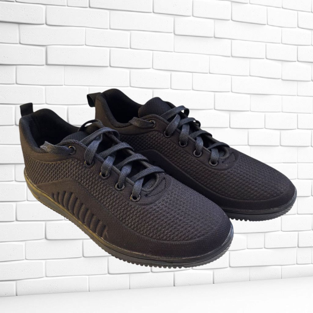SEPATU SEKOLAH SD SMP SMA,SEPATU HITAM POLOS,SNEAKERS HITAM KEREN
