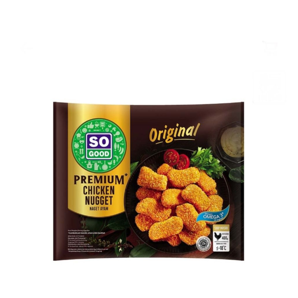 

so good chicken nugget premium 400 gr