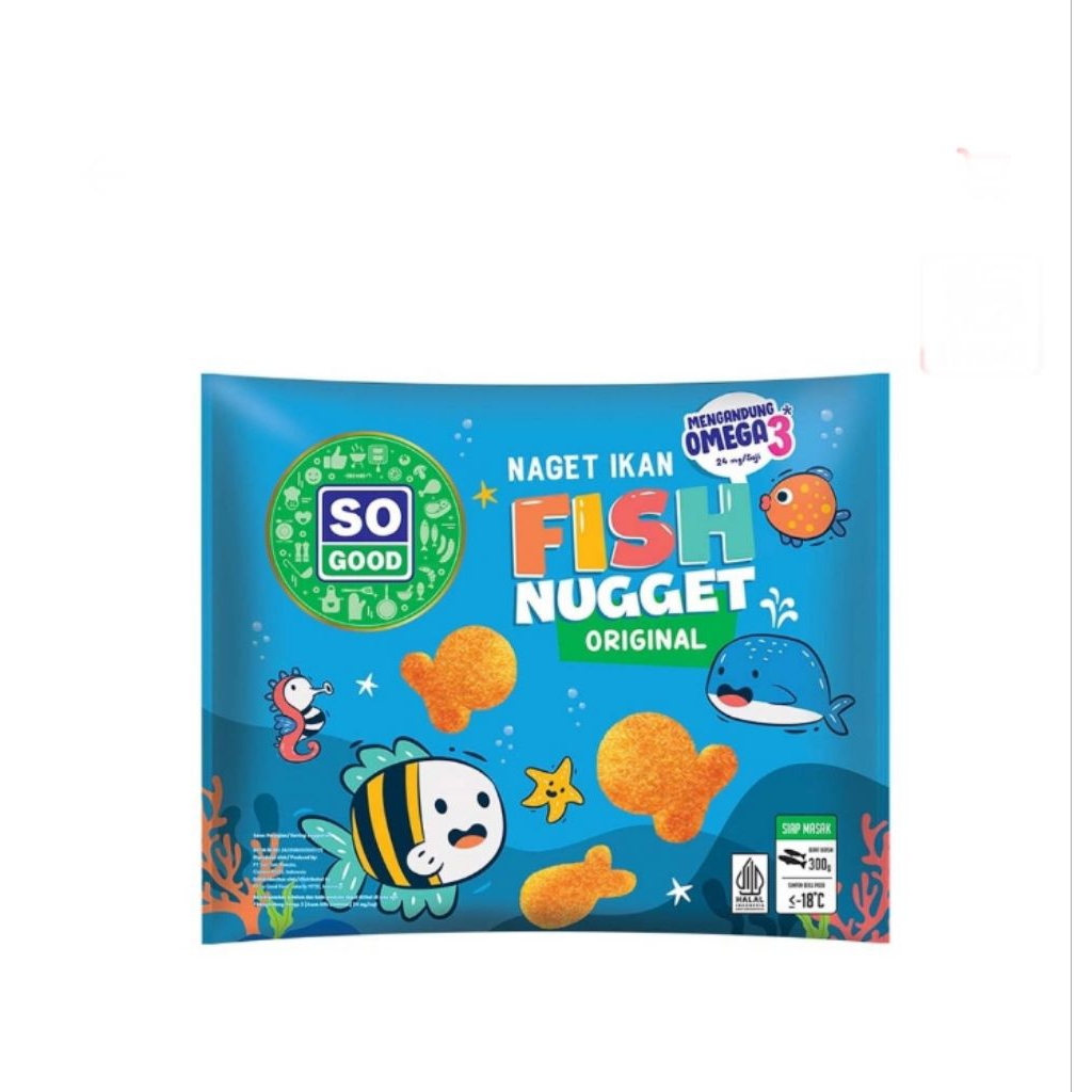 

so good fish nugget 300 gram