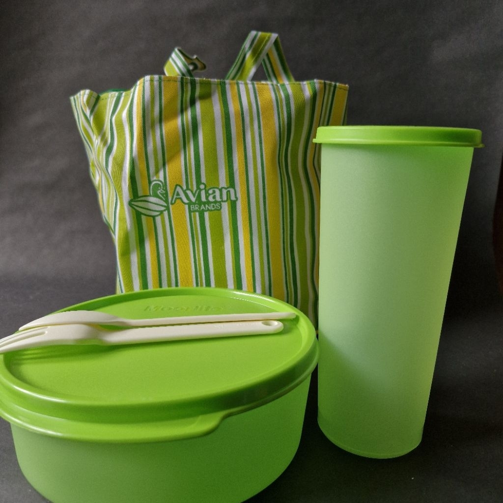 Tempat Makan + tas  / Lunch Box Set New Lavie Moorlife feat Avian Brands