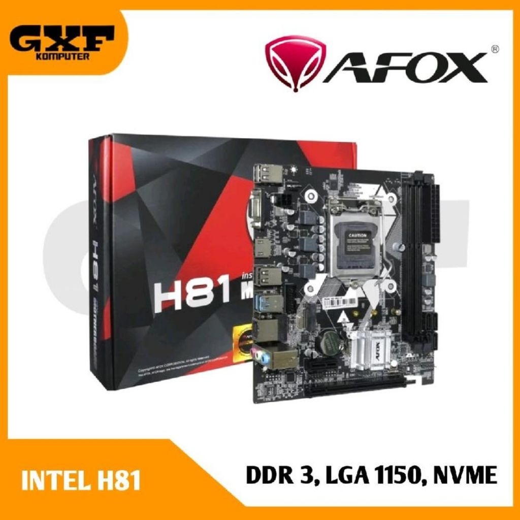 Motherboard AFOX H81 LGA 1150 NVME