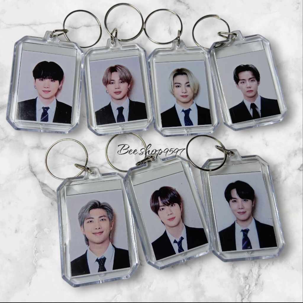 

Gantungan AKRILIK foto bts member double foto depan belakang custom foto bebas uk3×5cm