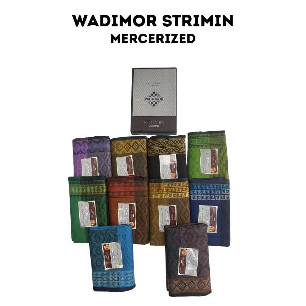 Sarung WADIMOR Strimin Mercerized 100% Original