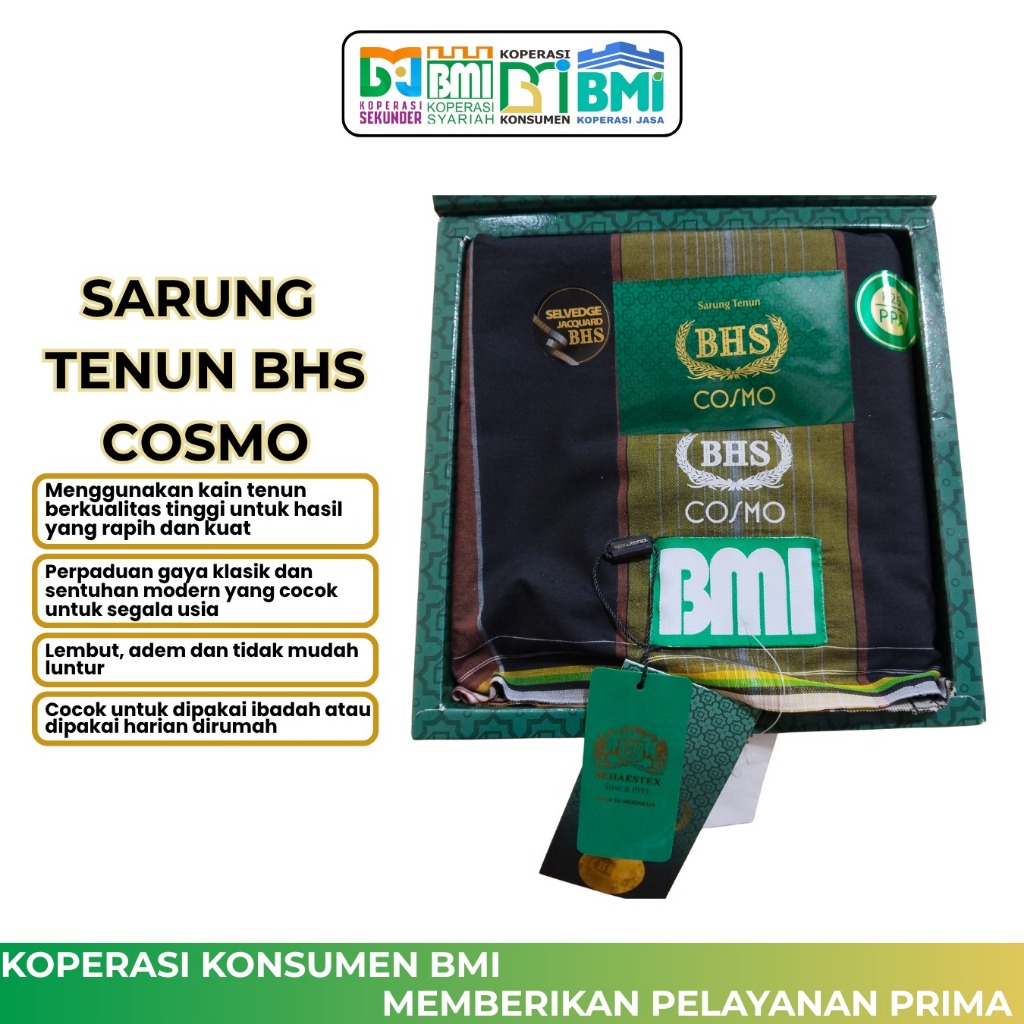 SARUNG TENUN/BHS/COSMO/ SARUNG TENUN BHS COSMO