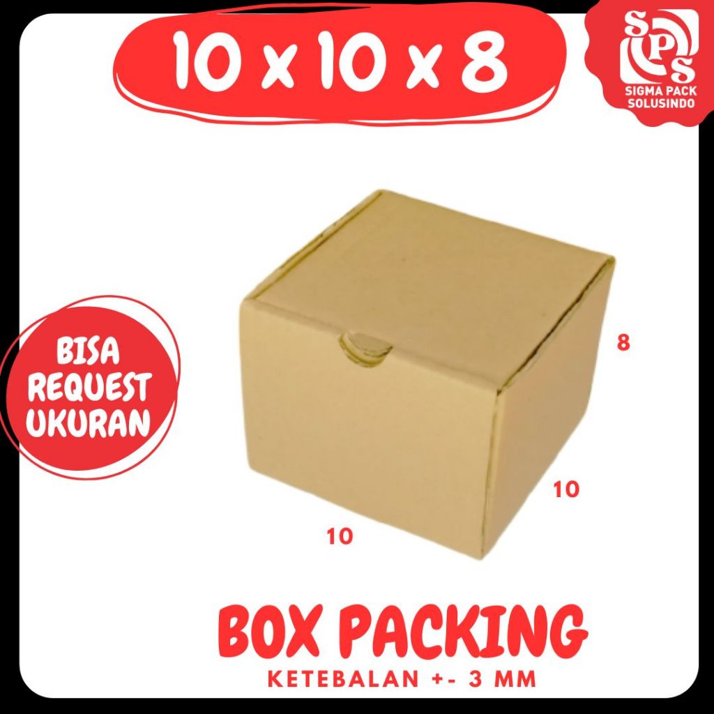 

kardus 10x10x8 LD Kotak Kemasan Souvenir Dus jam Bungkus Jam Tangan Gift zigma pack