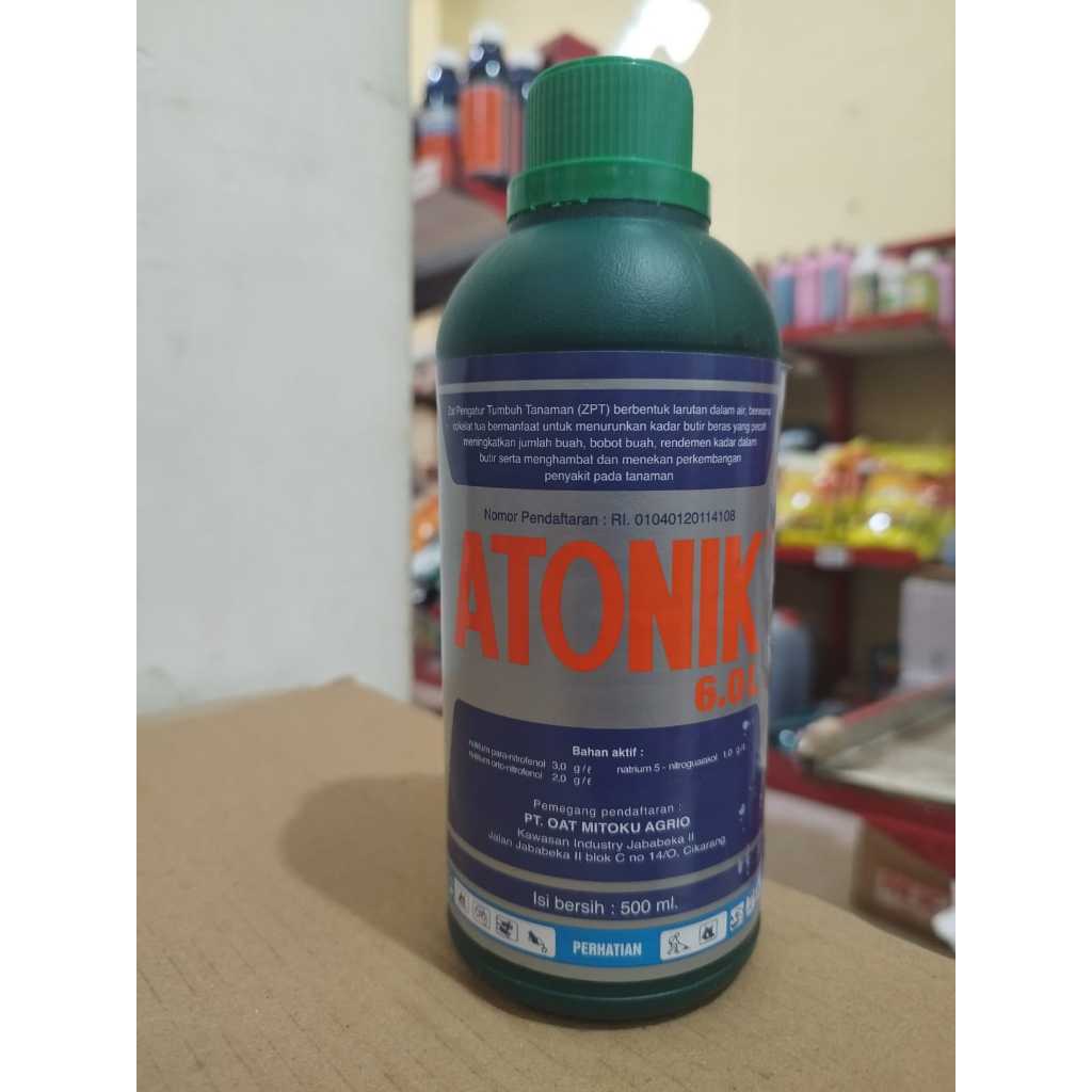 

ATONIK 6.0 L 500ML ZAT PENGATUR TUMBUH TANAMAN (ZPT)