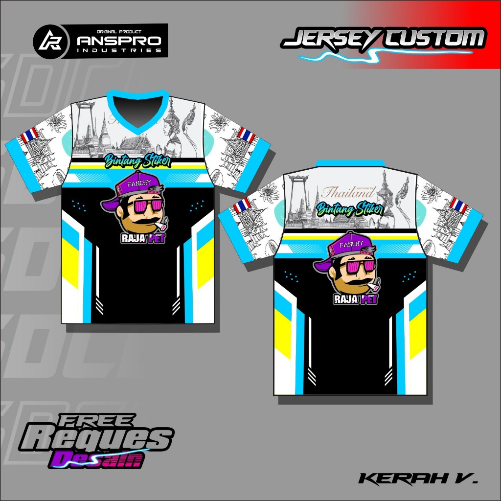 Jersey non kerah jersey racing jersey balap joki dragg free request