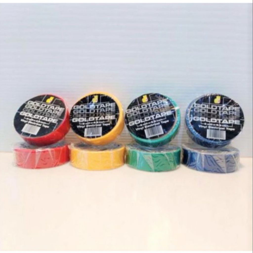 

1 Pcs Isolasi Listrik / Isolasi Kabel Warna Biru Merk Goldtape