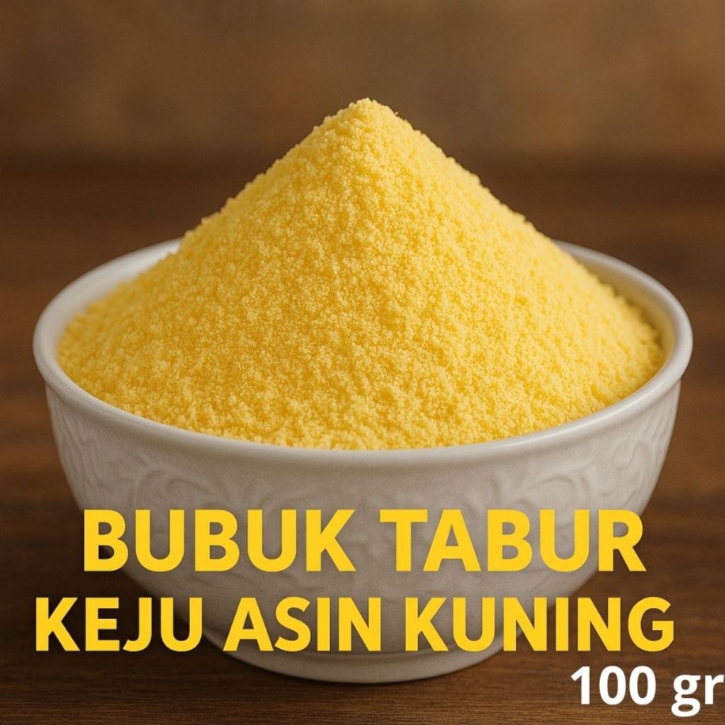 

Keju Asin Kuning 100gr Kiloan Bumbu Tabur Keju Asli Rasa Gurih Lezat Premium